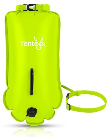 Tentock Schwimmboje Schwimmhilfe Erwachsene Outdoor Wassersport Neu aufgerüstet für 2026 Schwimmen Rettungsring SchwimmgüRtel Tauchboje Schwimmkissen wasserdichte Tasche Beutel Nasstasche/28L