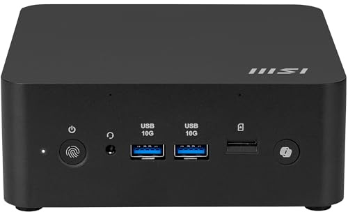 MSI Cubi NUC AI+ 2MG-037AT Mini PC Intel Core Ultra 9 288V 32GB/1TB | 32GB, 1TB NVMe SSD, 2x Thunderbolt 4, 2x USB 10Gbps, HDMI 2.1, 3 Displays, Dual 2,5G LAN, Wi-Fi 6E, BT 5.3