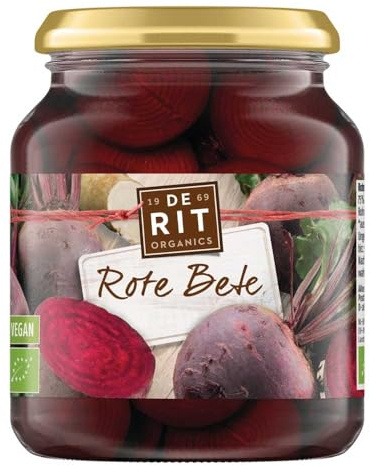 De Rit Rote Bete, geschnitten, 340g