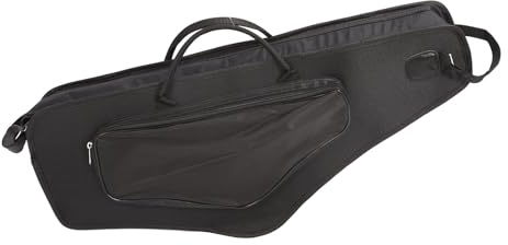 RASTKY Gepolsterter Altsaxophon-Rucksack mit Doppelter Schulter, Gepolsterter Stoff-Alt-Gigbag, Reise-Altsaxophon mit Schultergurt