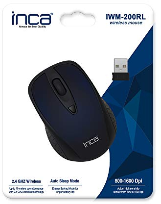 inca IWM-200RL Wireless Maus 1600 DPI 2,4 GHz W11