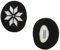 Earbags Ohrenwärmer Fashion, Schneeflocke schwarz, S