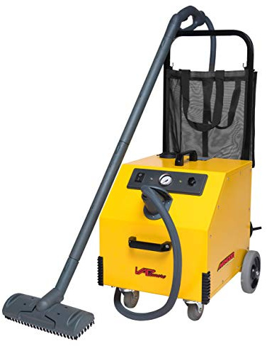 Vapamore MR-1000 Forza Commercial Steam Cleaner. Electronic Solenoid for Dry Steam Control, Stainless Steel 1900w Boiler, 3 Gallon Water Capacity, Multipurpose, Chemical Free, 50 Professional Tools