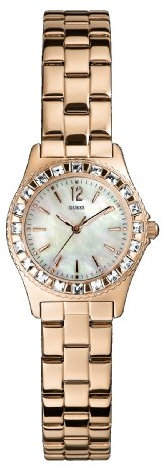 Guess - W0025L3 - Montre Femme - Quartz Analogique - Bracelet Acier Inoxydable Or Rose