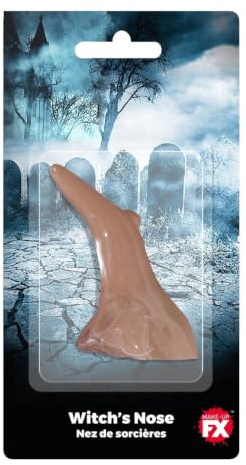 Horror-Shop Latex Hexennase mit Warze