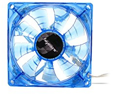 Bgears b-PWM 90 Blue - Ventilador (2 bolas), color azul translúcido