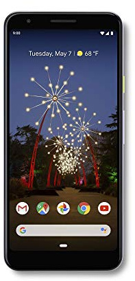 Google - Pixel 3a with 64GB Memory Cell Phone (Unlocked) - Purple-ish