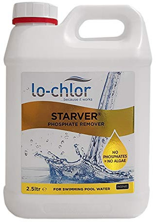 Lo-Chlor Starver Phosphate Remover 2.5 Litre - Hot Tub, Spa & Swimming Pool Water Chemical Treatment