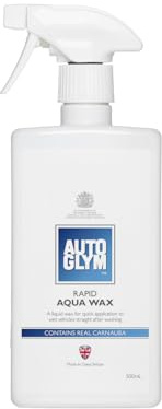 Autoglym Rapid Aqua Wax, 500ml – Cera liquida per auto per proteggere tutte le superfici esterne, inclusi vernice, gomma e vetri