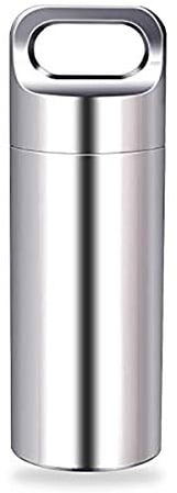 Mini Wasserdichte Behälter Pillendose Edelstahl Kapsel Dichtungs Behälter für Outdoor Camping