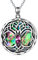 AOBOCO Keltisch Baum des Lebens kette Sterling Silber 925 Lebensbaum Anhänger Halskette Damen, Keltischer Schmuck Geburtstagsgeschenke für Frauen (Lila)