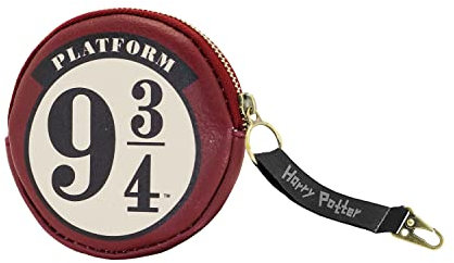Harry Potter 9 3/4-Porte-monnaie Cookie, Brun