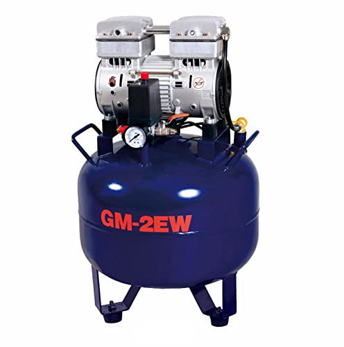 Silent Kompressor Flüsterkompressor 850W 105L/min 32L 8Bar Druckluftkompressor 58dB leise ölfrei Kolbenkompressor Leisekompressor