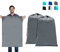 Dmjia® 2 Stück Wäschesack Reise 60 x 90 cm, Wäschebeutel Schmutzwäsche Große Kapazität, Wäschebeutel Reise mit Kordelverschluss, Stoff 120L Schmutzwäschebeutel (Grau)