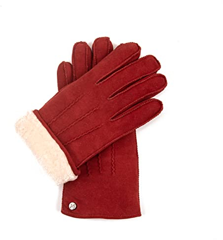 Hand Gewand by Weikert FINJA - Lammfellhandschuhe für Damen, warm gefüttert, Lammfell Handschuh, Shearling, Schaffell