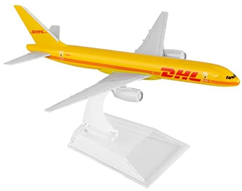WANSUPYIN 2023 Legierung DHL B757 Cast Flugzeuge Flugzeug Modell Flugzeug Modell 1:400 Modell Simulation Wissenschaft Ausstellung Modell Display Modell