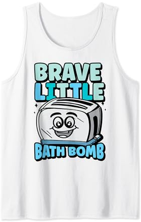 Brave kleine Badebombe Lustige Toaster-Badebombe Tank Top