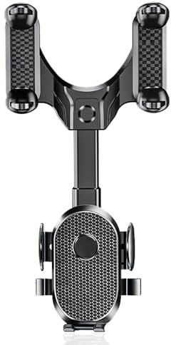 DYOUen Rückspiegel Handyhalterung Autotelefonhalter 360° Drehbar Multifunktionaler Handyhalter Navigatorhalterung Universal Auto Spiegel Telefonhalterung (Stil 2) (Stil 2)