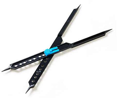 Proportionaler Teiler für Künstler, 10 -Zoll -Einstellbarer Proportional -Skala -Teiler, Multifunktioneller Kompass -Herrscher, Trenner -Tool für Künstlerzeichnung Malerei