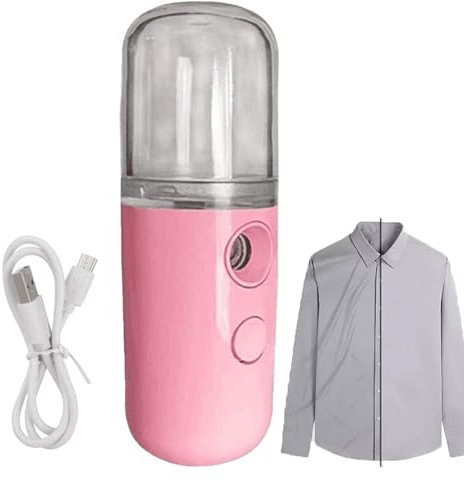 Gdiojnfg Travel Steamer For Clothes, Rechargeable Cordless Handheld Travel Steamer, Ironing Machine, Travel Steam Iron 2In1, Fabric Steamer Portable Dry Wet Effective Household Travel Iron