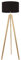 ValueLights | Natural Wood Tripod Floor Lamp with Black Fabric Drum Lampshade Living Room Hallway Light | Floor Lamps, Home Décor & Improvement Essential