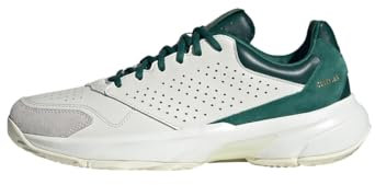 adidas Unisex Courtjam Control 3 Premium Tennisschuh Core White/Core White/Collegiate Green 42