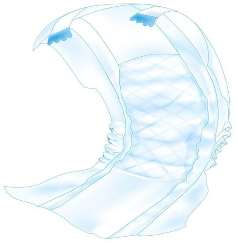 TRIXIE Windeln für Rüden - Größe XS - Tailenumfang 20–42 cm - 12 Stück - Hygiene bei Inkontinenz - Gummiband und Klebeverschlüsse - absorbierende Vliesfüllung - 23640
