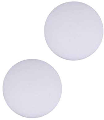 LALAFINA 2 pezzi Paracolpi Maniglia Porta in Silicone Bianco Tampone Adesivo Spesso Antiurto Protettivo per Muro Ammortizzatore Silenzioso e Resistente e Ufficio