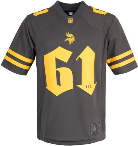 Fanatics NFL Team Gothic Jersey Trikot (DE/NL/SE/PL, Alphanumerisch, L, Regular, Regular, Minnesota Vikings)