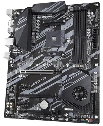 Placa Madre Placa Base Fit For Gigabyte X570 UD con Socket ATX AM4, X570 DDR4, 128 GB, PCI-E 4.0, SATA III, USB 3.2, for Escritorio.