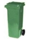 Wheelie Bin - Green - 140Ltr