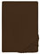 biberna 0077144 Spannbetttuch Feinjersey (Matratzenhöhe max. 22 cm), gekämmte Baumwolle, superweich 1x 90x190 cm > 100x200 cm topas/mocca