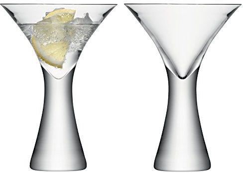 LSA International Moya Cocktail Glass 300 ml Clear, 2 Count (Pack of 1)