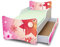 Best For Kids Kinderbett mit Schaummatratze mit TÜV Zertifiziert 80x160 - Blumen MIT SCHUBLADE