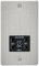 Knightsbridge FP8900BC FP8900 FPAV8900BC Flat Plate 115V/230V Dual Voltage Shaver Socket-Brushed Chrome, 230 V, Black Insert
