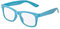 Ultra Bleu Clair Lunettes Cadres Classiques Verres Transparents Enfants Fille Garçon Costumes Fêtes Déguisements Fantaisie Intello Geek Hipsters