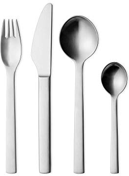 Georg Jensen GJ 093683 New York Cutleryset 16 Stück matt, Edelstahl, stainless steel, 4,3 x 53,8 x 37 cm