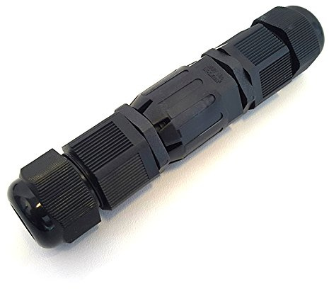 AllPondSolutions Waterproof Power Cable Connector Joint Submersible Water Pond 3 Core CE / IP68 123mm Standard Connector