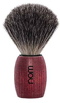 Nom OLE Pure Badger Shaving Brush, Blushed Ash