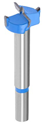 Sourcingmap Forstner Drill Bits 21mm, Tungsten Carbide Wood Hole Saw Auger Opener, Woodworking Hinge Hole Drilling Boring Bit Cutter (Blue, Gray)