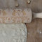 FeiliandaJJ 35CM Teigroller Ostern Ei/Kaninchen Rettich Prägerolle Nudelholz Teigroller Holz (Beige(Kaninchen Rettich))