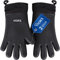 VIOKS 2Stk Backofen Handschuhe Set, Silikon Handschuhe Hitzebeständig für Küche, Silikon Topfhandschuhe mit Baumwollfutter Schwarz für BBQ/Grill