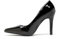 Women Stiletto High Heel Pointed Pumps Ladies Party Clubbing Work Court Shoes Size 3-12 (12 UK, Black Paten)