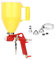 Air Paint Spritzpistole, 3L 1/4in Kunststoff Trichter Air Spray Gun Wandmalerei Sprayer Home Decoration Tool 4/6/8mm für DIY Creation Home Decoration