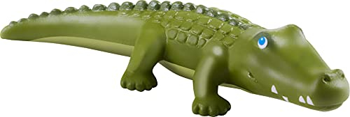 HABA 305593 - Little Friends – Krokodil, Spielfigur ab 3 Jahren, grün
