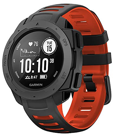 NotoCity pour Garmin Instinct Bracelet de montre de remplacement en silicone Compatible avec Garmin Instinct/Solar/Tactical