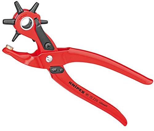 Knipex Revolverlochzange rot 220 mm
