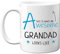 Stuff4 Taza para abuelo, regalo de cumpleaños para abuelo, regalo del día del padre – This is What an Awesome Grandad Looks Like – Tazas de cerámica de 325 ml aptas para lavavajillas, regalos de