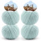 Pascuali Bio Cashmere 6/28. Strickwolle aus 100% Kaschmirwolle Wolle zum Stricken und Häkeln, 4 Knäuel - Farbe:Horizont 50