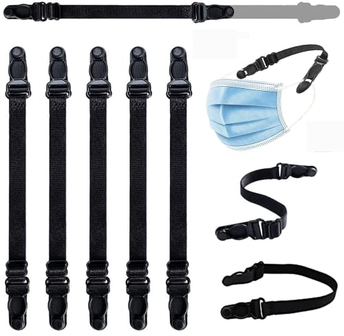 Driveloop® Maskenhalter, Maskenverlängerung, Maskenhalter hinter dem Kopf, Maskenverlängerungshaken zum Verlängern von Masken, 5er Pack Maskenhalter für Erwachsene und Kinder (ABS)